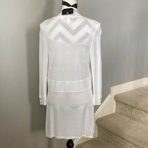 White House Black Market White Open Cardigan - Picture 5 of 7